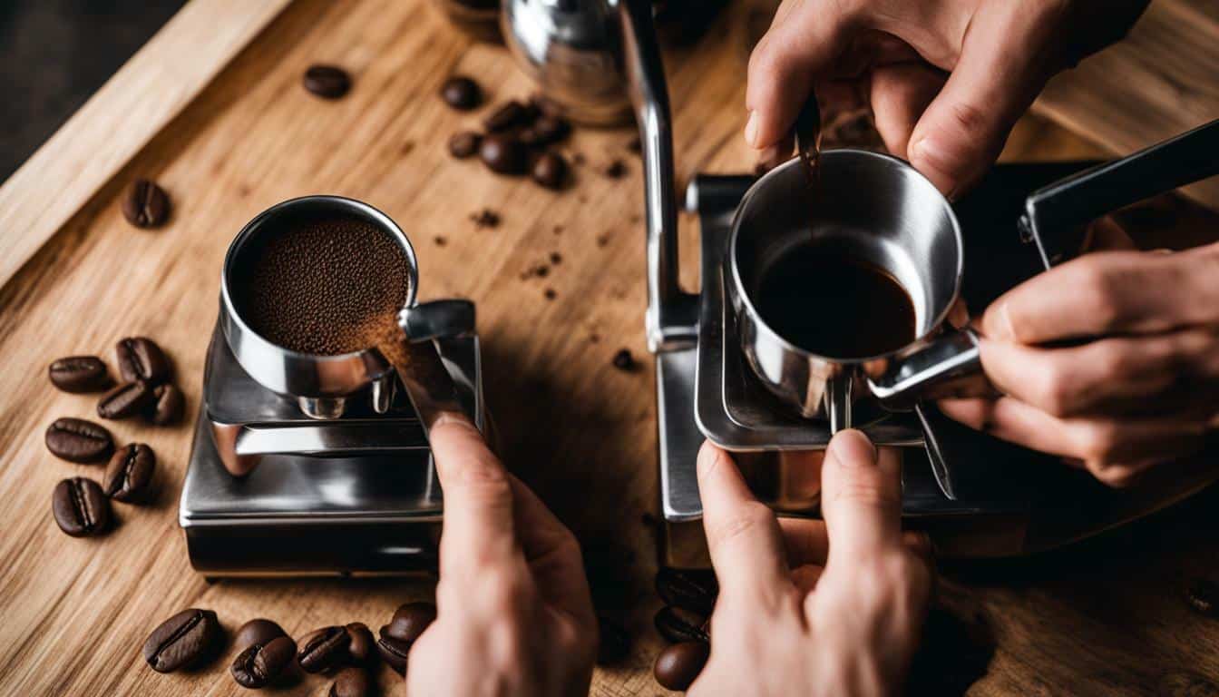 cara menggunakan mesin kopi espresso