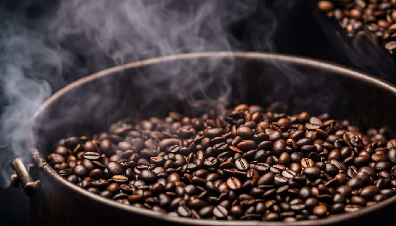level roasting coffee